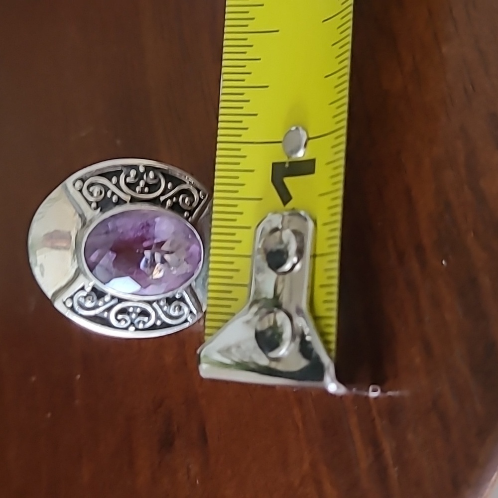 Amethyst silver ring - Picture 9 of 13